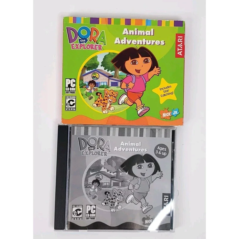 Dora The Explore - Animal Adventures | PC CD-ROM, 2003, Atari